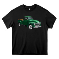 Black western green truck right 34 view 1 Heavy Core Tee - FaDigitalArtStudio