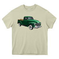 Mossy western green truck right 34 view 1 Heavy Core Tee - FaDigitalArtStudio