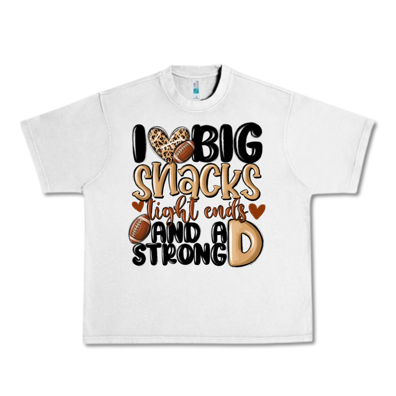 I Love Big Sacks Tight Ends And A Strong D Urban Heavy Tee by MaliasSmallBusiness | Teevron