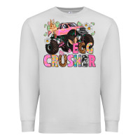 Dove Grey Egg crusher Easter Day Premium Sweatshirt - HowdyJamesFarm