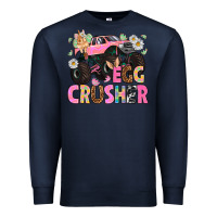 Navy Egg crusher Easter Day Premium Sweatshirt - HowdyJamesFarm