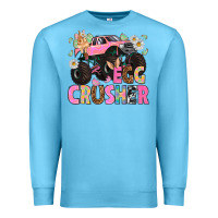 Ocean Blue Egg crusher Easter Day Premium Sweatshirt - HowdyJamesFarm