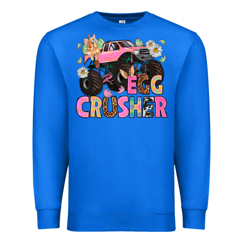 Egg Crusher Easter Day Premium Sweatshirt by HowdyJamesFarm | Teevron
