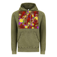 Vintage Olive mardi gras crawfish and lemons Vintage Hoodie - Jasminsmagicworld
