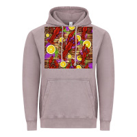 Mardi Gras Crawfish And Lemons Vintage Hoodie | Teevron