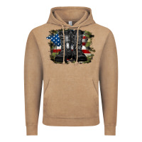 Vintage Coffee american flag with army boots Vintage Hoodie - RanaPortraitStore