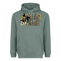 Sage Yee haw Cowboy western Heavyweight Hoodie - HowdyJamesFarm