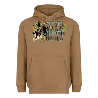 Toasted Coconut Yee haw Cowboy western Heavyweight Hoodie - HowdyJamesFarm
