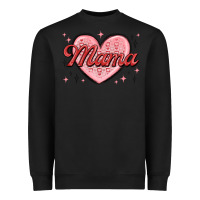 Black mama valentines Heavyweight Sweatshirt - MaliasSmallBusiness