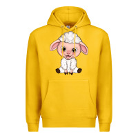 Lemon Cartoon Lamb Premium Hoodie - HowdyJamesFarm