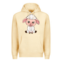 Pina Colada Cartoon Lamb Premium Hoodie - HowdyJamesFarm