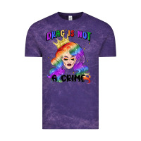 Cloud Purple drag is not a crime fabulous drag queen Vintage Tee - MaliasSmallBusiness
