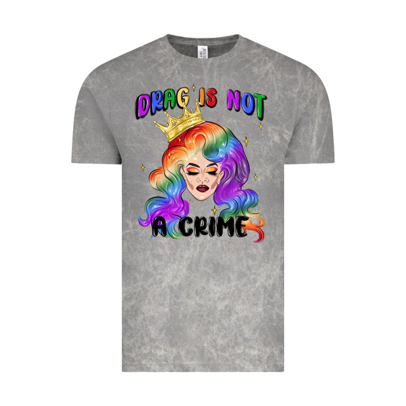 Drag Is Not A Crime Fabulous Drag Queen Vintage Tee by MaliasSmallBusiness | Teevron