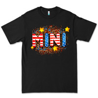 Black usa mini  leopard background Premium Tee - AdoDesignShop