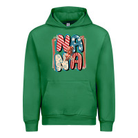 Emerald 4th of July nana with lightning bolt Urban Hoodie - FaDigitalArtStudio