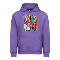 Tulip 4th of July nana with lightning bolt Urban Hoodie - FaDigitalArtStudio