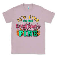 Lilac its fine im dine everythings fine Classic Tee - MaliasSmallBusiness