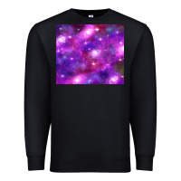 Black colorful abstract galaxy black and purple Premium Sweatshirt - TumblerDesignByShophia