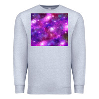 Heather Grey colorful abstract galaxy black and purple Premium Sweatshirt - TumblerDesignByShophia