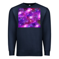 Navy colorful abstract galaxy black and purple Premium Sweatshirt - TumblerDesignByShophia