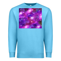 Ocean Blue colorful abstract galaxy black and purple Premium Sweatshirt - TumblerDesignByShophia