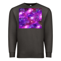 Smoke colorful abstract galaxy black and purple Premium Sweatshirt - TumblerDesignByShophia