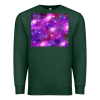 Sports Green colorful abstract galaxy black and purple Premium Sweatshirt - TumblerDesignByShophia