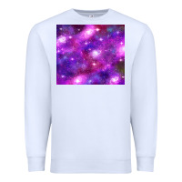 White colorful abstract galaxy black and purple Premium Sweatshirt - TumblerDesignByShophia