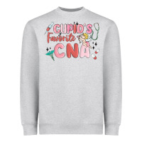 Heather Grey cupids favorite cna Heavyweight Sweatshirt - MaliasSmallBusiness