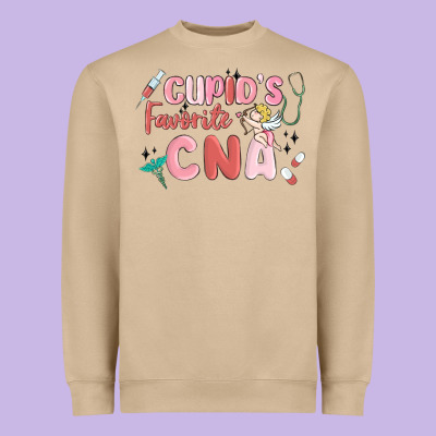 Cupids Favorite Cna Heavyweight Sweatshirt Designed By Maliassmallbusiness