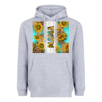 Heather Grey western mother's day mama with turquoise and sunflowers and leopard tu Heavyweight Hoodie - TumblerDesignByShophia