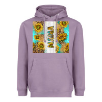 Lavender western mother's day mama with turquoise and sunflowers and leopard tu Heavyweight Hoodie - TumblerDesignByShophia