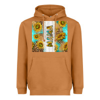 Meerkat western mother's day mama with turquoise and sunflowers and leopard tu Heavyweight Hoodie - TumblerDesignByShophia