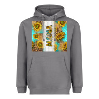 Storm western mother's day mama with turquoise and sunflowers and leopard tu Heavyweight Hoodie - TumblerDesignByShophia
