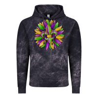 Cloud Black mardi gras carnival sunflower Vintage Hoodie - Jasminsmagicworld
