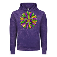 Cloud Purple mardi gras carnival sunflower Vintage Hoodie - Jasminsmagicworld