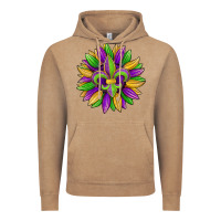 Vintage Coffee mardi gras carnival sunflower Vintage Hoodie - Jasminsmagicworld