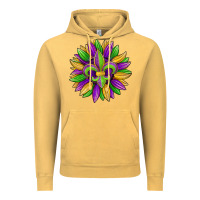 Mardi Gras Carnival Sunflower Vintage Hoodie | Teevron