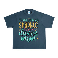 Midnight Navy it takes lots of sparkle to be a dance mom Urban Heavy Tee - MaliasSmallBusiness