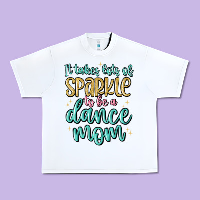 It Takes Lots Of Sparkle To Be A Dance Mom Urban Heavy Tee Designed By Maliassmallbusiness