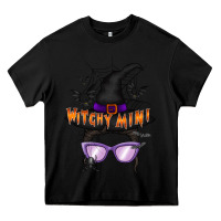 Black witchy mini Heavy Core Tee - RacoonDesign