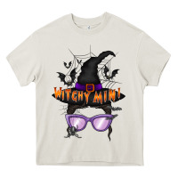Cream witchy mini Heavy Core Tee - RacoonDesign