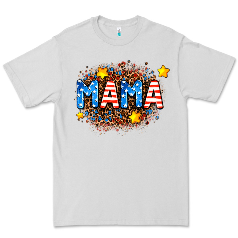 Usa Mama  Leopard Background Premium Tee by AdoDesignShop | Teevron