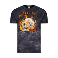 Cloud Black everything's fine Vintage Tee - MaliasSmallBusiness