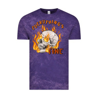 Cloud Purple everything's fine Vintage Tee - MaliasSmallBusiness
