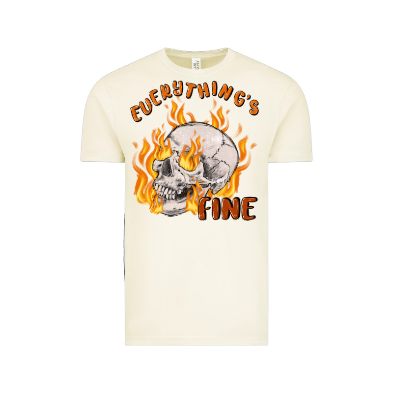 Everything's Fine Vintage Tee by MaliasSmallBusiness | Teevron