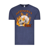 Vintage Denim everything's fine Vintage Tee - MaliasSmallBusiness