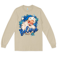 Mushroom believe winter christmas santa claus Long Sleeve Tee - MaliasSmallBusiness