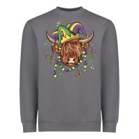 Storm mardi gras cow Heavyweight Sweatshirt - MaliasSmallBusiness