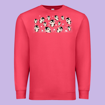 Cute Penguin Premium Sweatshirt Designed By Tumblerdesignbyshophia